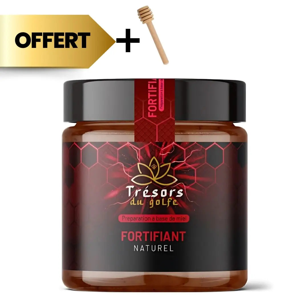 Miel Fortifiant 250G - Miel fortifiant à la gelée royale et pollen trésors du golfe