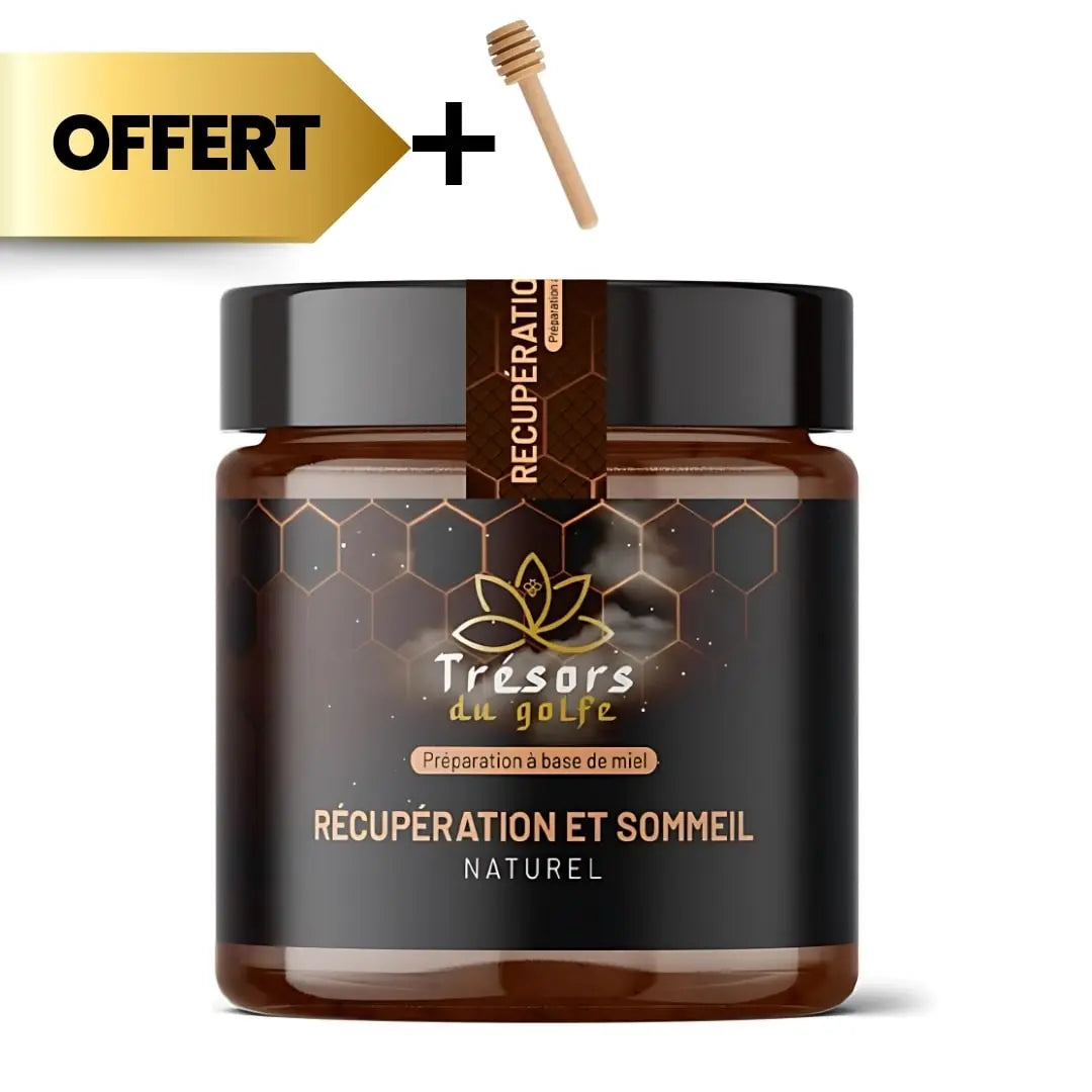 Miel Récupération et Sommeil 250G - Remède naturel pour bien dormir trésors du golfe